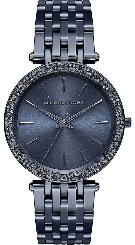 michael kors darci blue watch|michael kors diamond face watch.